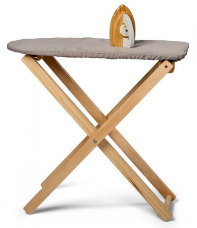 strijkset junior 52,5 cm hout/textiel 2-delig