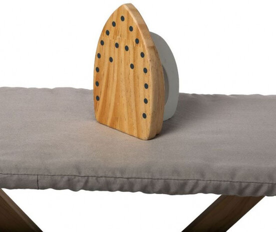 strijkset junior 52,5 cm hout/textiel 2-delig