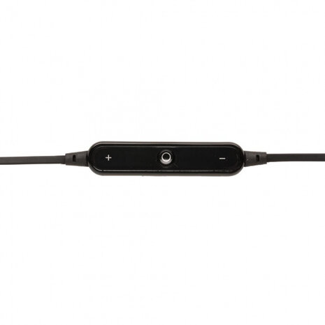 oortelefoon bluetooth 70 cm ABS/EVA zwart 2-delig