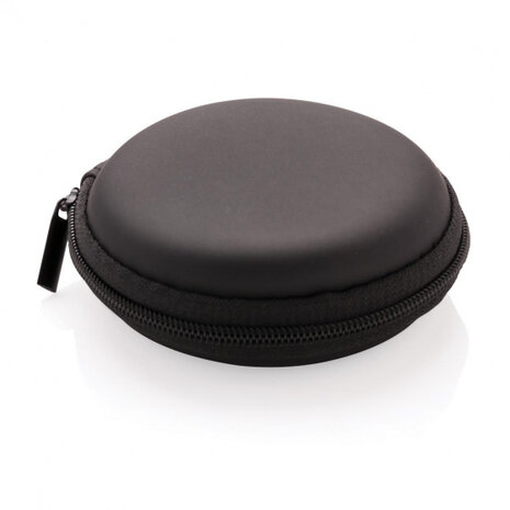 oortelefoon bluetooth 70 cm ABS/EVA zwart 2-delig