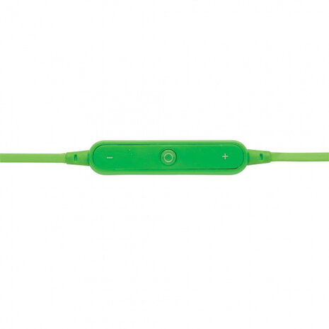 oortelefoon bluetooth 70 cm ABS/EVA groen 3-delig
