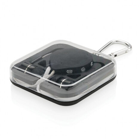 oordoppen bluetooth 60 cm ABS/EVA wit 3-delig