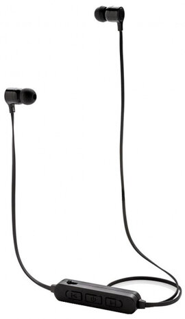 oortelefoon bluetooth 8,3 cm ABS zwart 2-delig