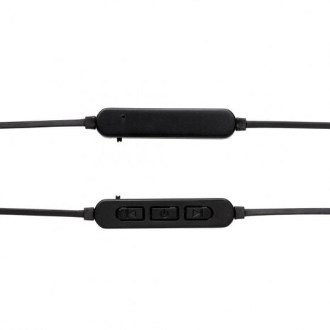oortelefoon bluetooth 8,3 cm ABS zwart 2-delig