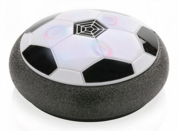hover voetbal 6 x 17 cm foam zwart/wit