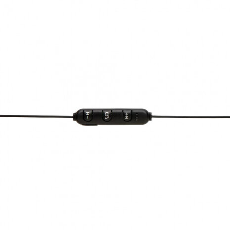 oordopjes Bamboo bluetooth 75 cm ABS zwart 5-delig