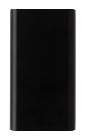 powerbank draadloos 10.000 mAh 12,5 cm alu zwart
