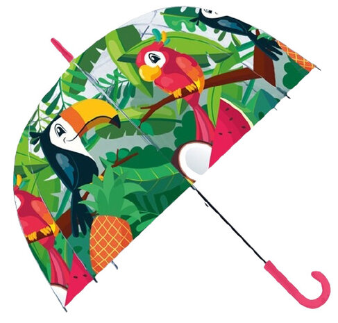 paraplu Tropical Style 48 cm polyester groen