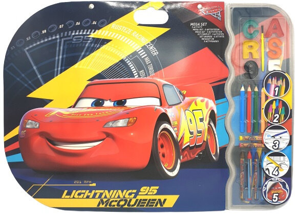 kleurset Cars XXXL jongens 53 x 58 cm 27-delig