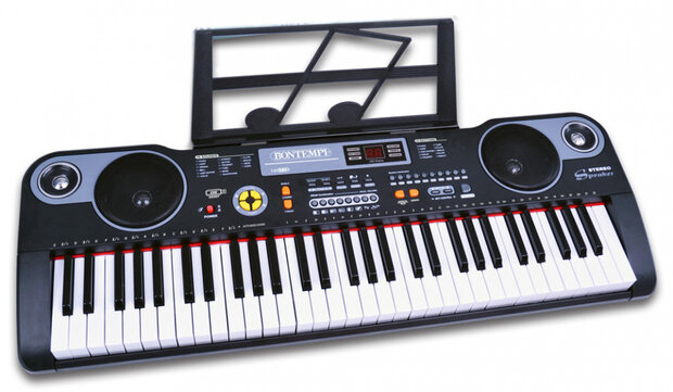 keyboard Digitaal junior 86 cm zwart 3-delig