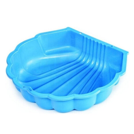 zandbak schelp junior 102 x 88 x 18 cm blauw