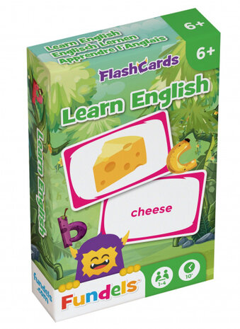 flashcards Engels Leren 6 x 9,3 cm karton