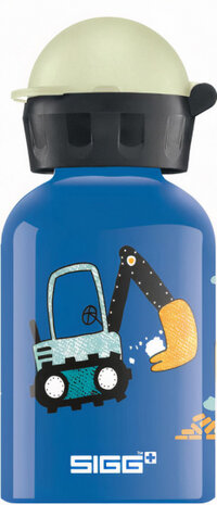 drinkbeker Bouwen jongens 0,3 liter blauw