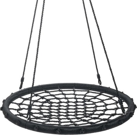 nestschommel 100 cm polytheen zwart