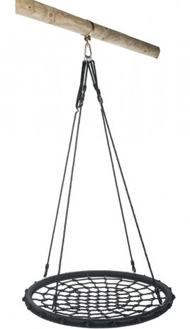 nestschommel 100 cm polytheen zwart