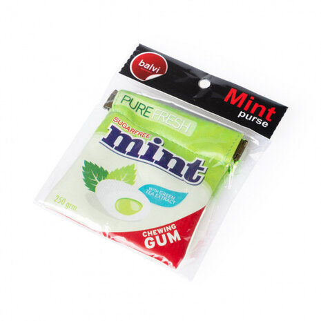 portemonnee Mint junior 10 x 9 cm groen