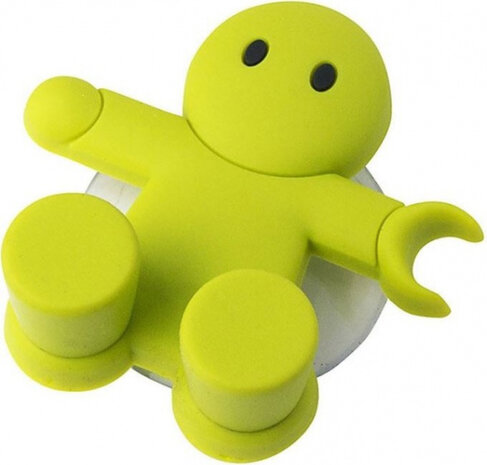 tandenborstelhouder Vriend 6 cm ABS groen