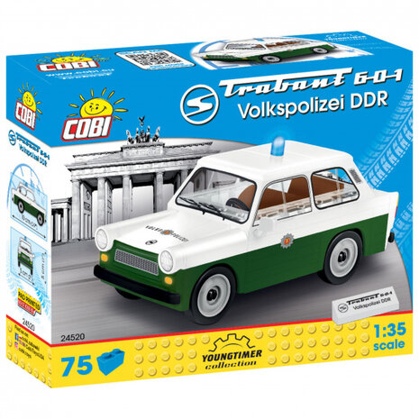 bouwpakket Trabant 601 Volkspolizei DDR 75-delig (24520)