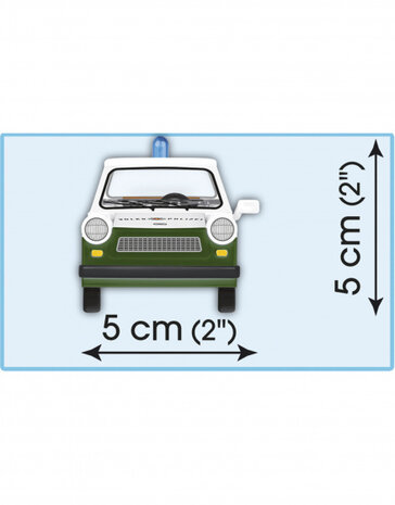 bouwpakket Trabant 601 Volkspolizei DDR 75-delig (24520)