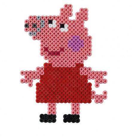 strijkkralenset Peppa Pig junior roze 4004-delig