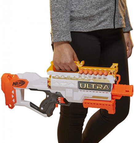 Ultra Dorado Blaster junior 27,2 cm wit/oranje