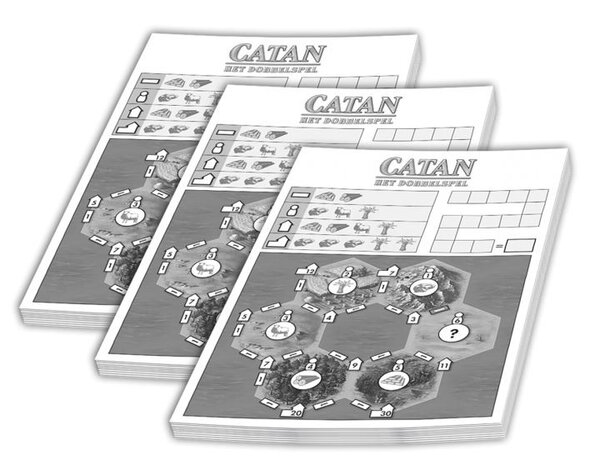 scoreblok Catan: Het Dobbelspel 3 stuks (NL)