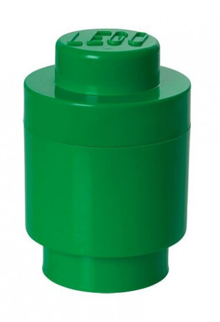 opbergsteen rond 1 nop 12,3 x 18 cm polypropeen groen