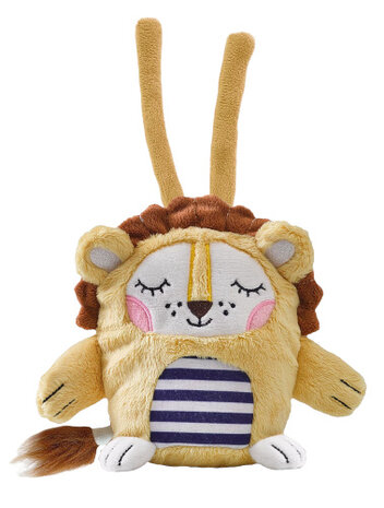 muziekknuffel Leo leeuw junior 20 cm pluche bruin