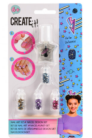 nagellakset nail art kit meisjes 6-delig