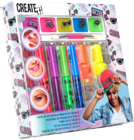 make-upset nagellak Neon meisjes 8-delig