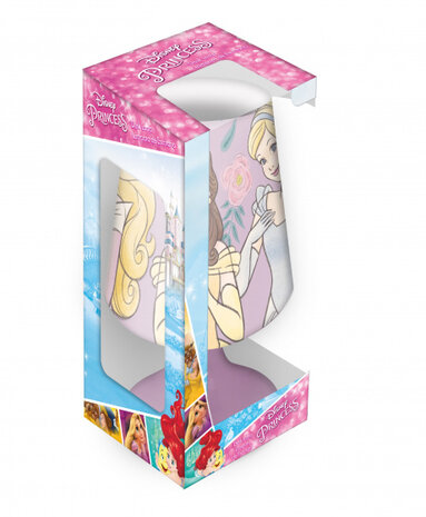 tafellamp Princess junior 9 x 19 cm roze/paars
