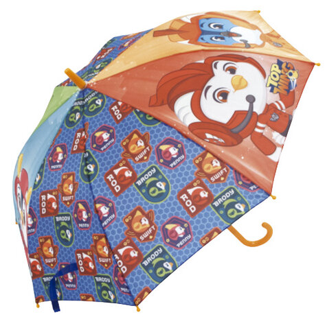 paraplu Top Wing junior 48 cm blauw/oranje