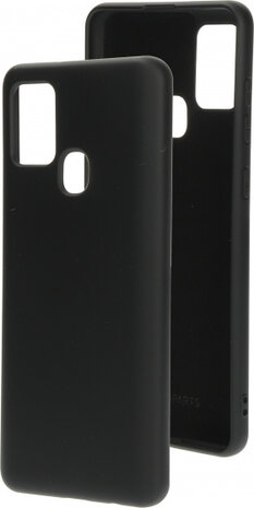telefoonhoes Samsung Galaxy A21s siliconen zwart