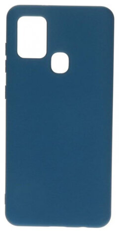 telefoonhoes Samsung Galaxy A21s siliconen blauw