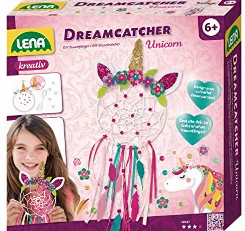 dromenvanger Eenhoorn meisjes 21 cm roze 9-delig