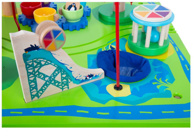 speeltafel pretpark junior 52 cm hout/staal