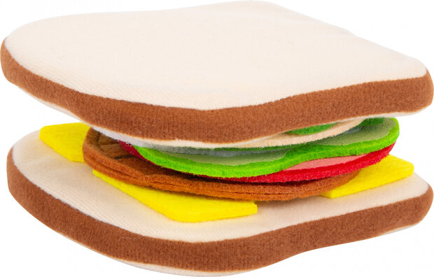 sandwich junior 11 x 10 cm vilt 9-delig
