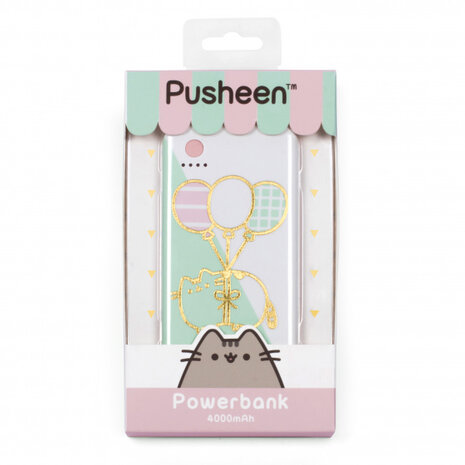 powerbank Pusheen 4000 mAh 12,5 x 6,5 cm