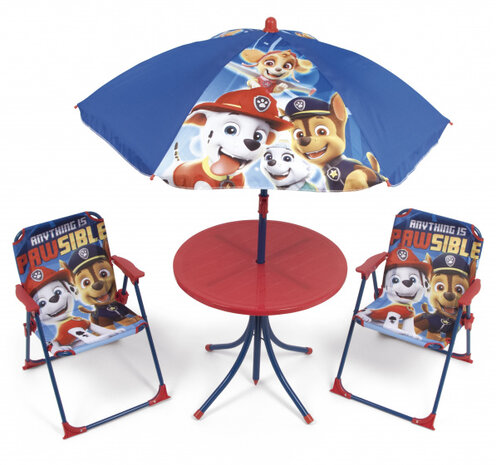 campingset Paw Patrol junior rood/blauw 4-delig