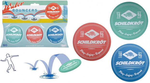 Water Bouncers 8 cm neopreen 3-delig