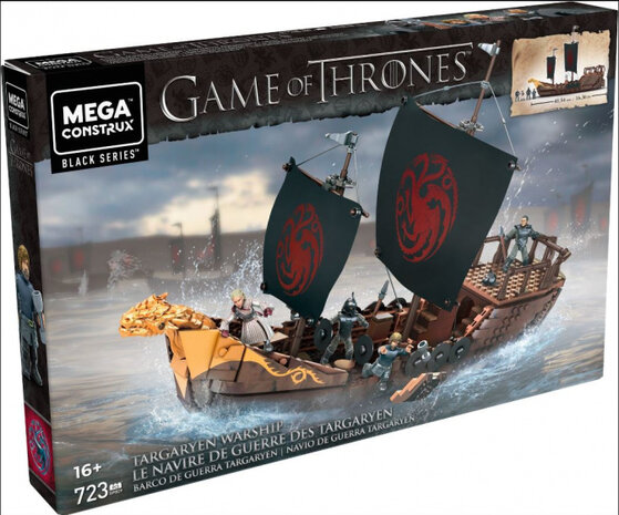 bouwset GOT Targaryen Ship bruin 723-delige