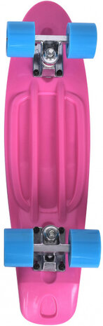 skateboard Old School Retro 57,5 cm aluminium roze