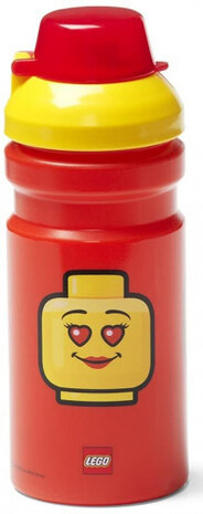 lunchset Iconic junior 17 x 13,5 cm pp rood/geel 2-delig