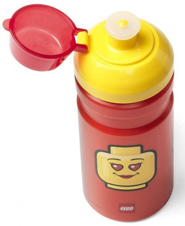 lunchset Iconic junior 17 x 13,5 cm pp rood/geel 2-delig