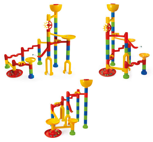 knikkerbaanset Cascade Super Twister junior 40 cm glas