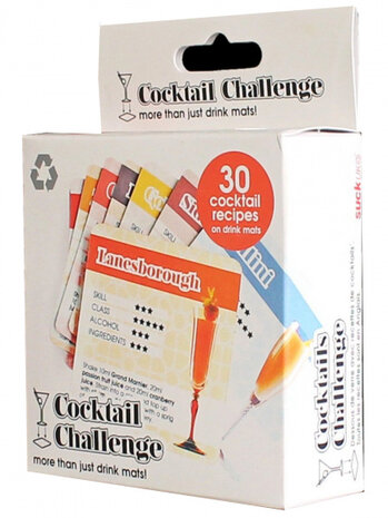 cocktailspel 9,2 cm rood karton 30-delig