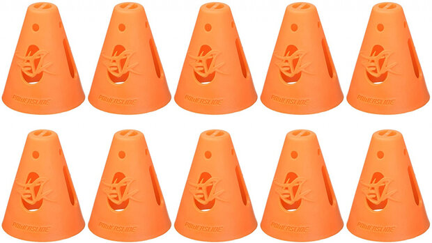skatepionnen 7 x 8 cm oranje 10 stuks
