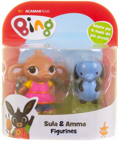 speelfiguren Sula &amp; Amma 9 cm 2-delig