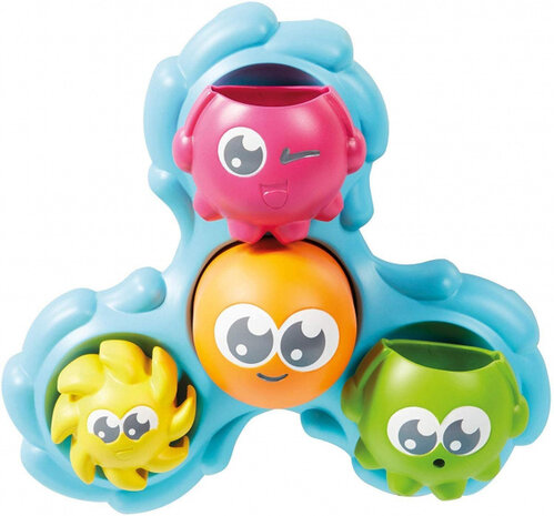 badspeelgoed Spin &amp; Splash junior 21 cm blauw
