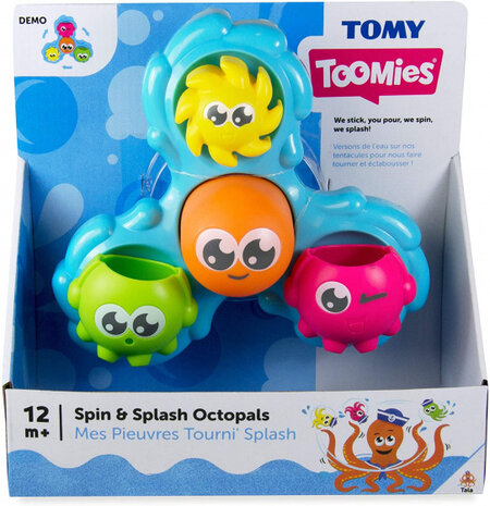 badspeelgoed Spin &amp; Splash junior 21 cm blauw